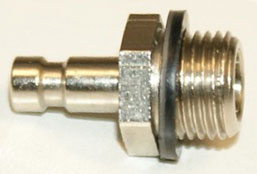 NW 2,7 Stecker - 1/8" Außengewinde