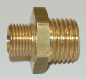 Reduzier-Doppelnippel 1/8" Außen - 1/4" Außen