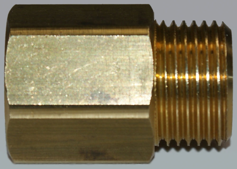Reducing adapter 3/8" intern - 3/8" extern