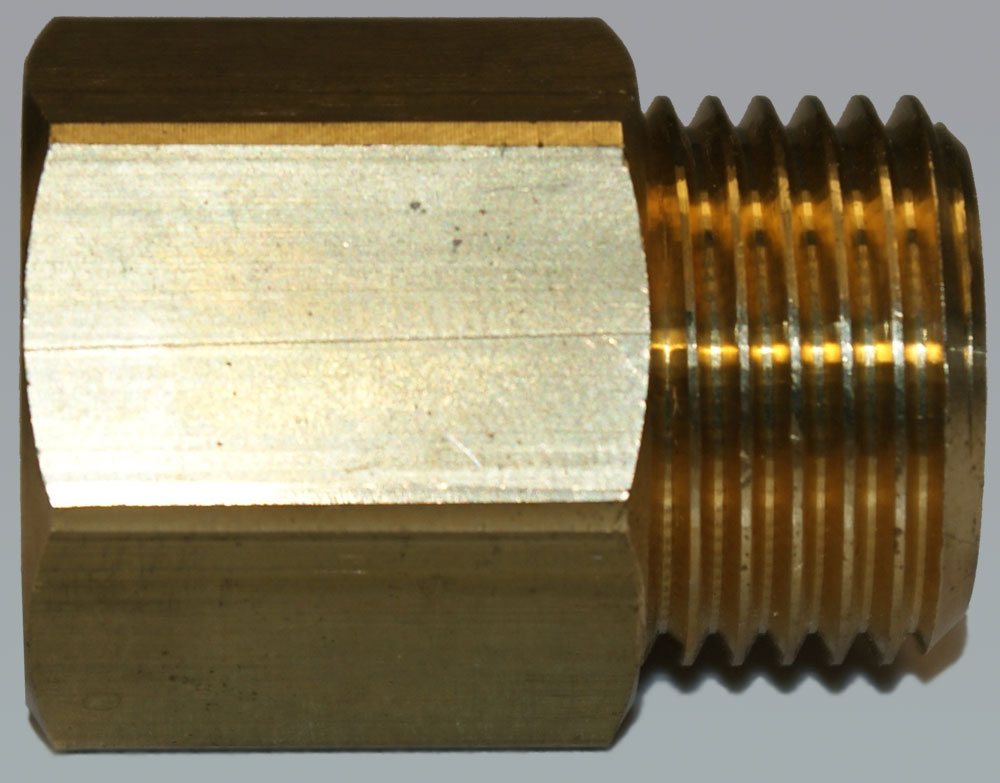 Reducing adapter 1/2" intern - 1/2" extern