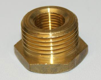 Reducing adapter 3/8" extern - 1/8" intern