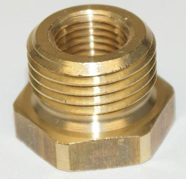 Reducing adapter 1/2" extern - 1/4" intern